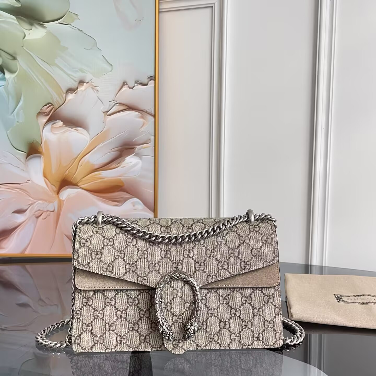 GUCCI DIONYSUS SMALL SHOULDER BAG 28x18x9cm