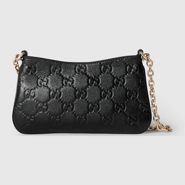 GUCCI GG Emblem super mini shoulder bag 5