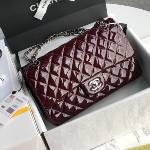 Chanel  Classic Flap Bag Burgundy 25cm