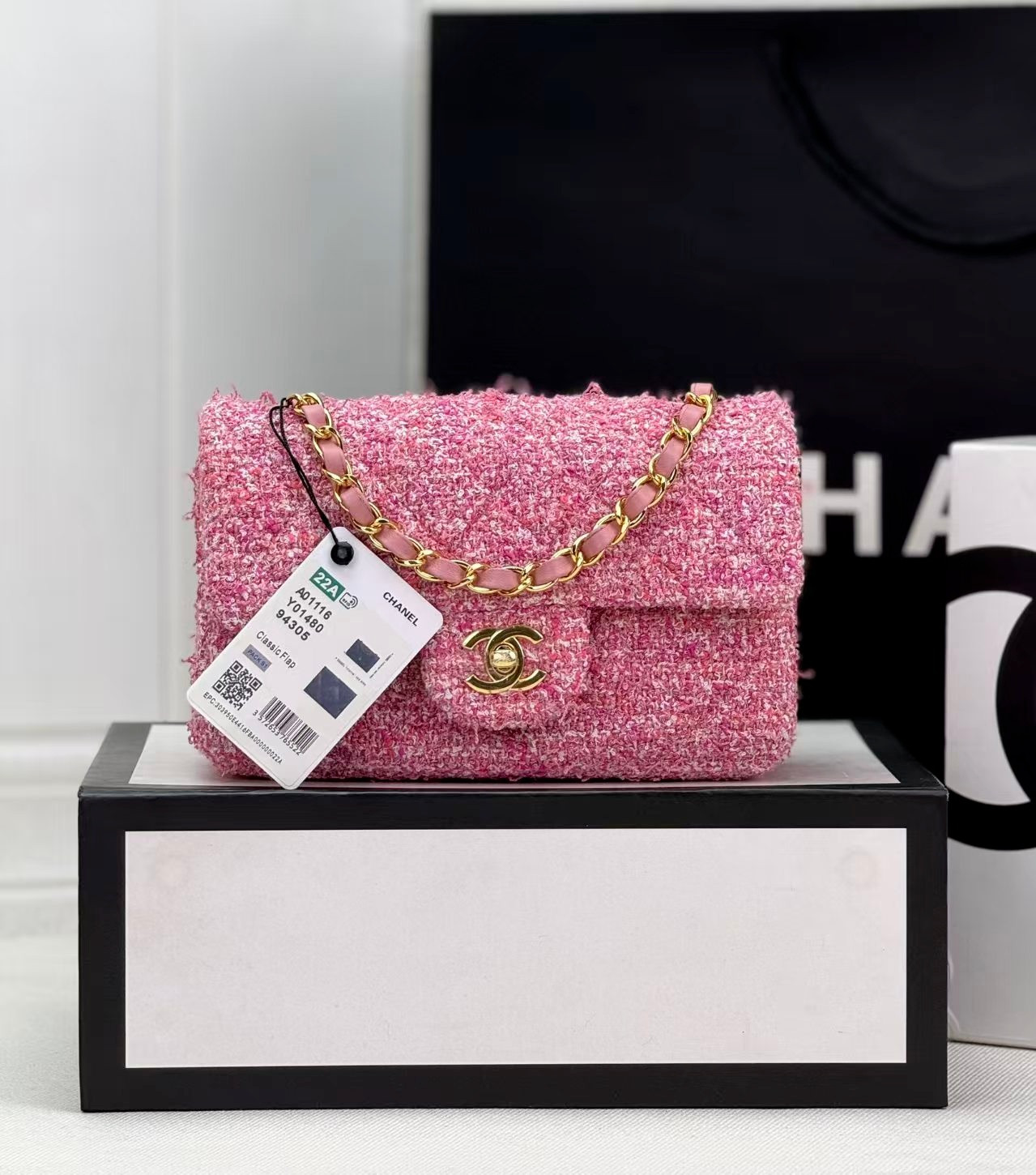 CHANEL CLASSIC 11.12 HANDBAG 12¡Á20¡Á6CM