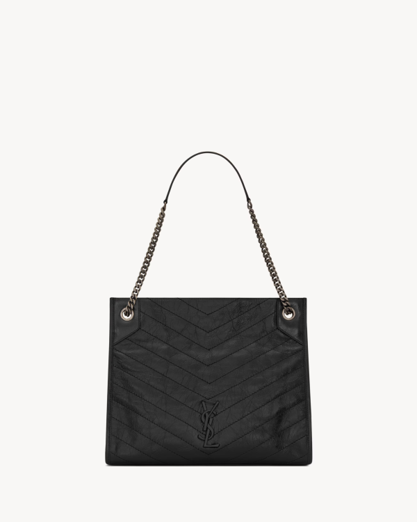 SAINT LAURENT NIKI shopping in vintage leather