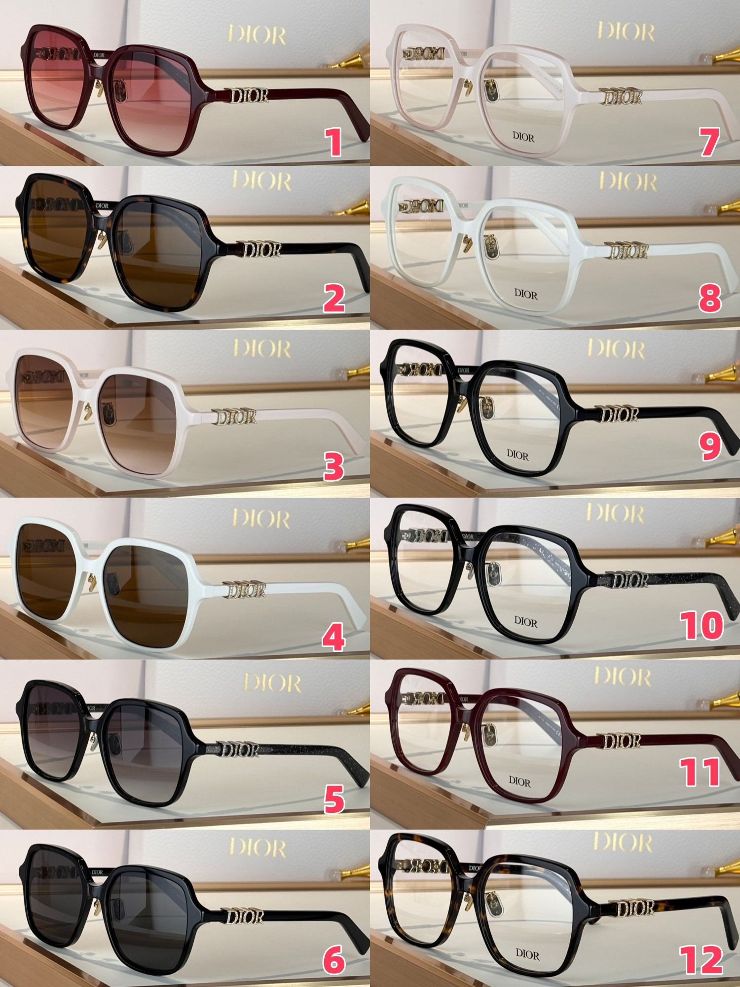 Dior Glasses Dior Treasure S1F 56-18-145