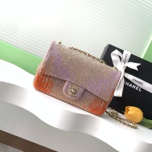 Alternative view of CHANEL 25ss CLASSIC FLAP HANDBAG CF P1200(14*21*8cm)