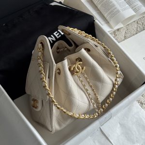 Alternative view of CHANEL 25 MINI HOBO BAG GRAINED CALFSKIN AS5631 03 (22*20*12.5cm)