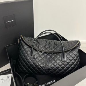 ES GIANT TRAVEL BAG IN QUILTED LEATHER - Handbags - YSL - Luxury Brands Bags