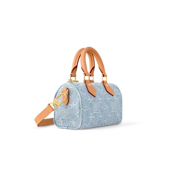 LOUIS VUITTON DENIM NANO SPEEDY M11212 (16*10*8cm)