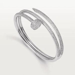 Cartier Juste un Clou bracelet, double, half-paved