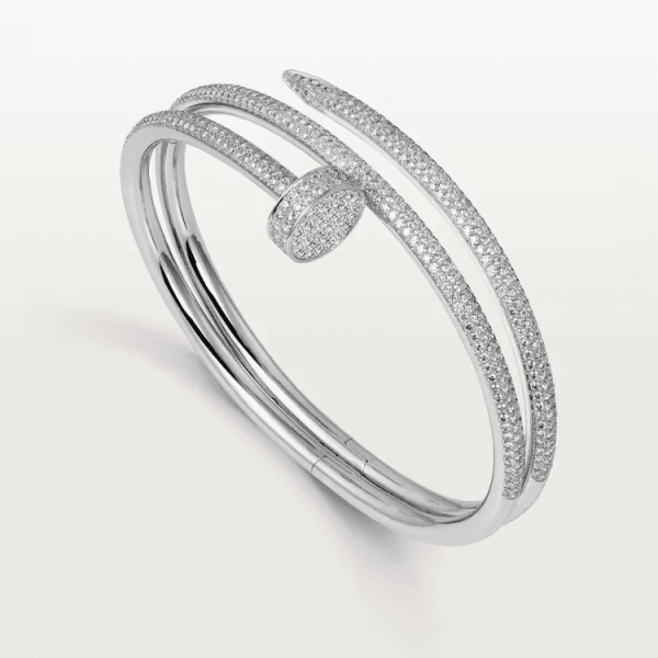Cartier Juste un Clou bracelet, double, half-paved