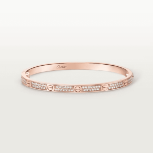Cartier LOVE bracelet, small model, paved