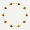 Van Cleef & Arpels Vintage Alhambra necklace, 10 motifs 8