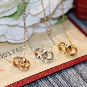 Alternative view of Cartier LOVE necklace, pendant 2