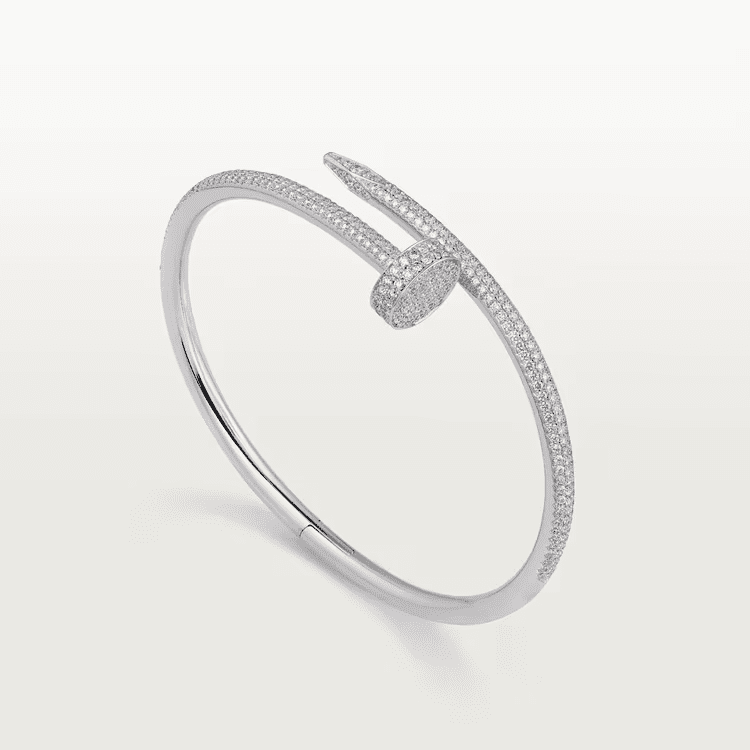 Cartier Juste un Clou bracelet, classic model, half-paved - Image 15