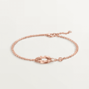 Cartier LOVE bracelet, on chain, 2 diamonds