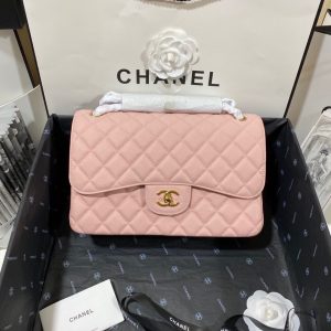 Chanel Classic Flap Jumbo30 CF Pink Gold