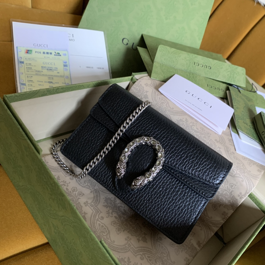 GUCCI DIONYSUS LEATHER SUPER MINI BAG - Image 2