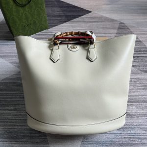 GUCCI DIANA LARGE TOTE BAG White 40W x 34H x 21D CM