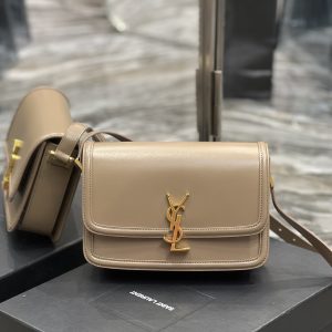 Alternative view of YSL SOLFERINO MEDIUM SATCHEL IN BOX SAINT LAURENT PINK 9.1 X 6.3 X 2.4 INCHES