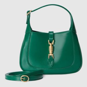 Alternative view of GUCCI JACKIE 1961 MINI SHOULDER BAG Green 7.5"W x 5.1"H x 1.2"D