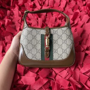 GUCCI JACKIE 1961 MINI SHOULDER BAG 7.5"W x 5.1"H x 1.2"D