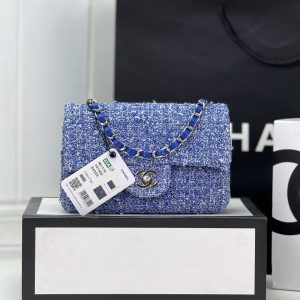 Alternative view of CHANEL MINI CLASSIC 11.12 HANDBAG Tweed & Silver-Tone Metal 4.7 ¡Á 7.8 ¡Á 2.3 in