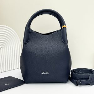 Alternative view of Loro Piana Small Bale Bag Calfskin 17 x 17 x 21 cm