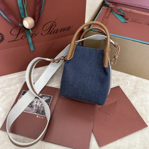 Alternative view of Loro Piana Micro Bale Cotton bag 23x16x14cm