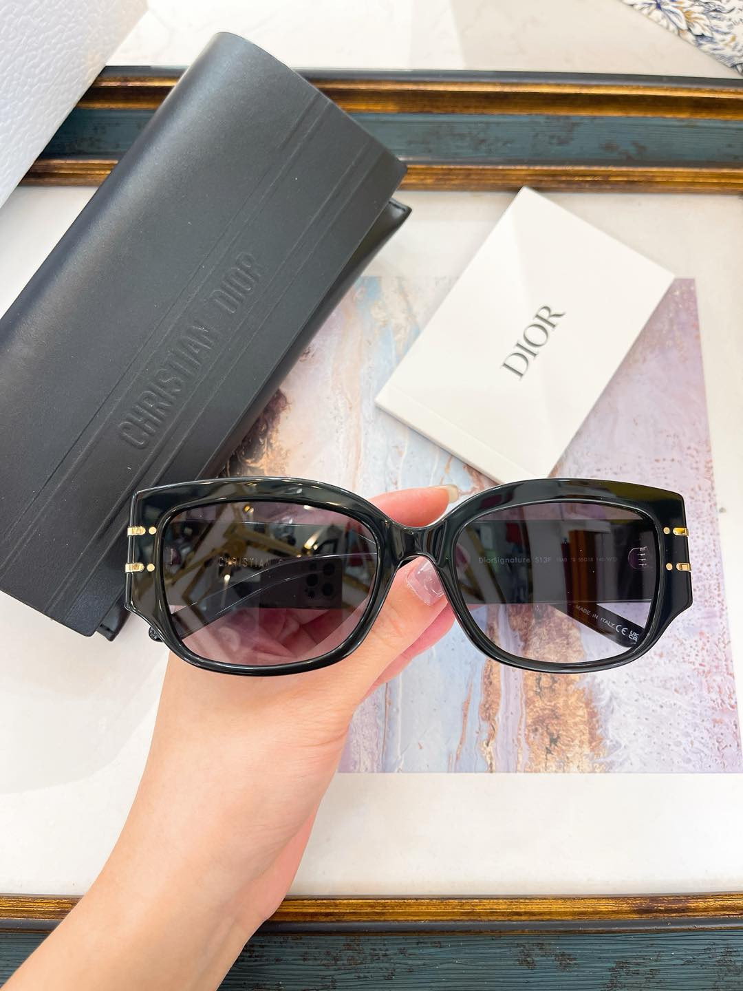 Dior Glasses Signature S13F 55-18-140 - Image 12