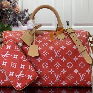 LV Speedy P9 Bandouli¨¨re 40 Red M24420 40 x 26 x23cm