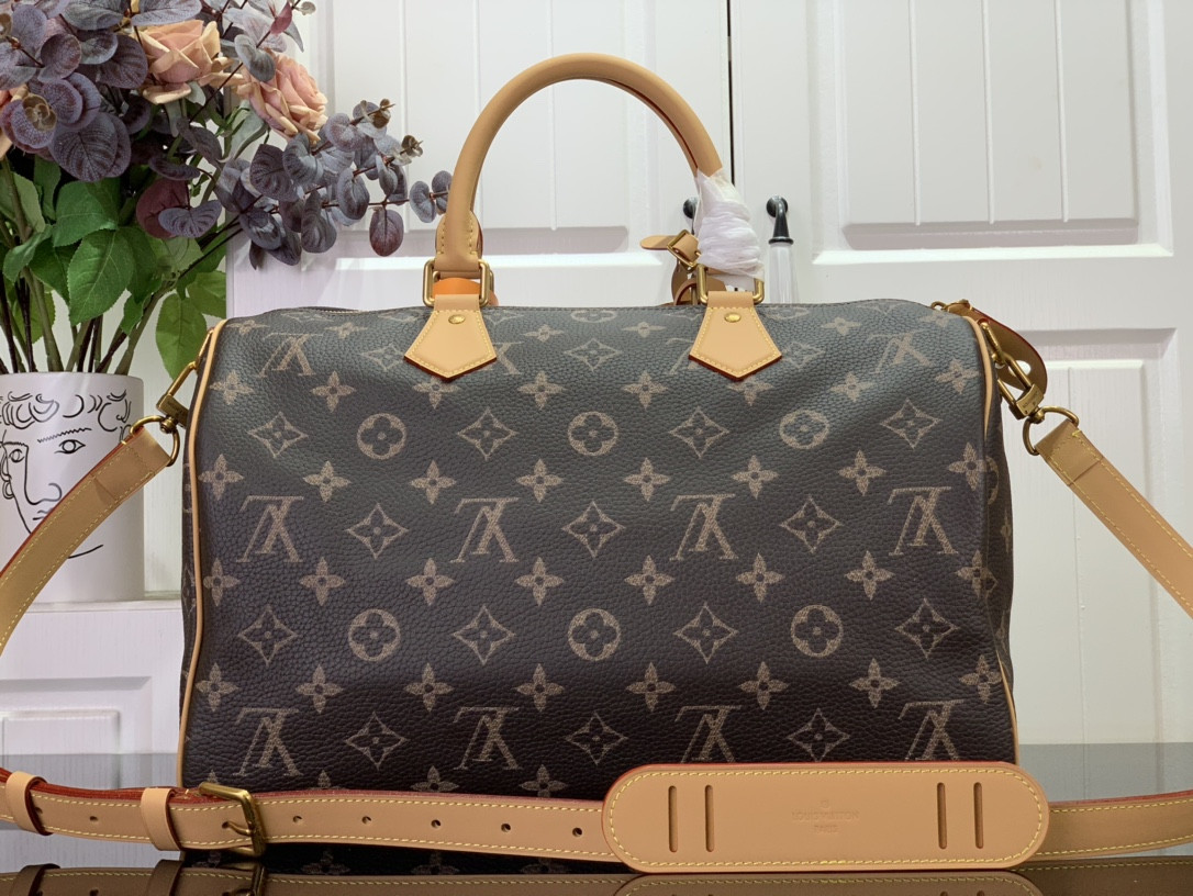LV Speedy P9 Bandouli¨¨re 40 Monogram M24422 40 x 26 x23cm - Image 4