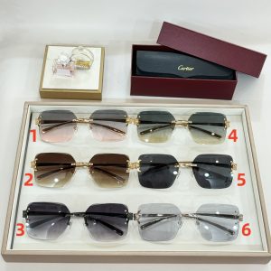 Alternative view of Cartier Glasses CT0647 60-17-145
