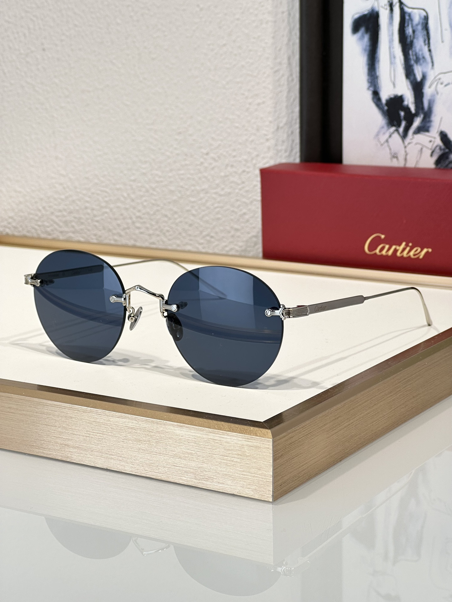 Cartier Glasses CT0393S 52-20-145 - Image 3