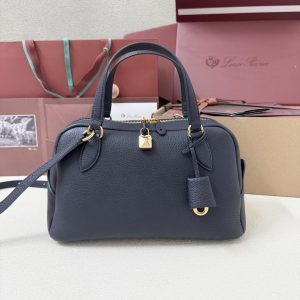 Alternative view of Loro Piana Small Needle Deep Royal Blue Bag 31x15x16cm