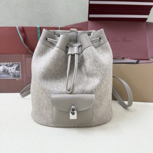 Alternative view of Loro Piana Extra Drawstring Backpack L27 25x27x14 cm