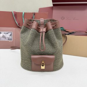 Alternative view of Loro Piana Extra Drawstring Backpack L27 25x27x14cm