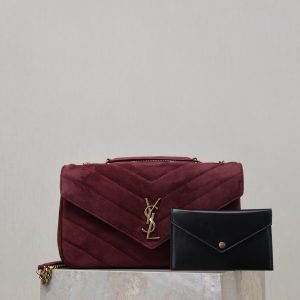 YSL LOULOU Medium in Suede 29x17x8cm
