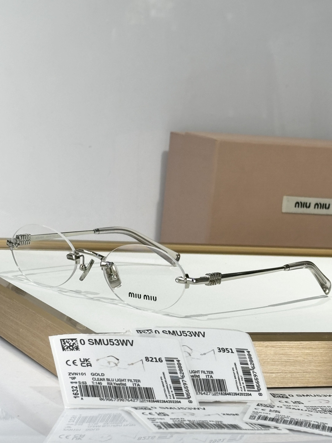 Miu Miu Glasses SMU53WV 53-20-140 - Image 5