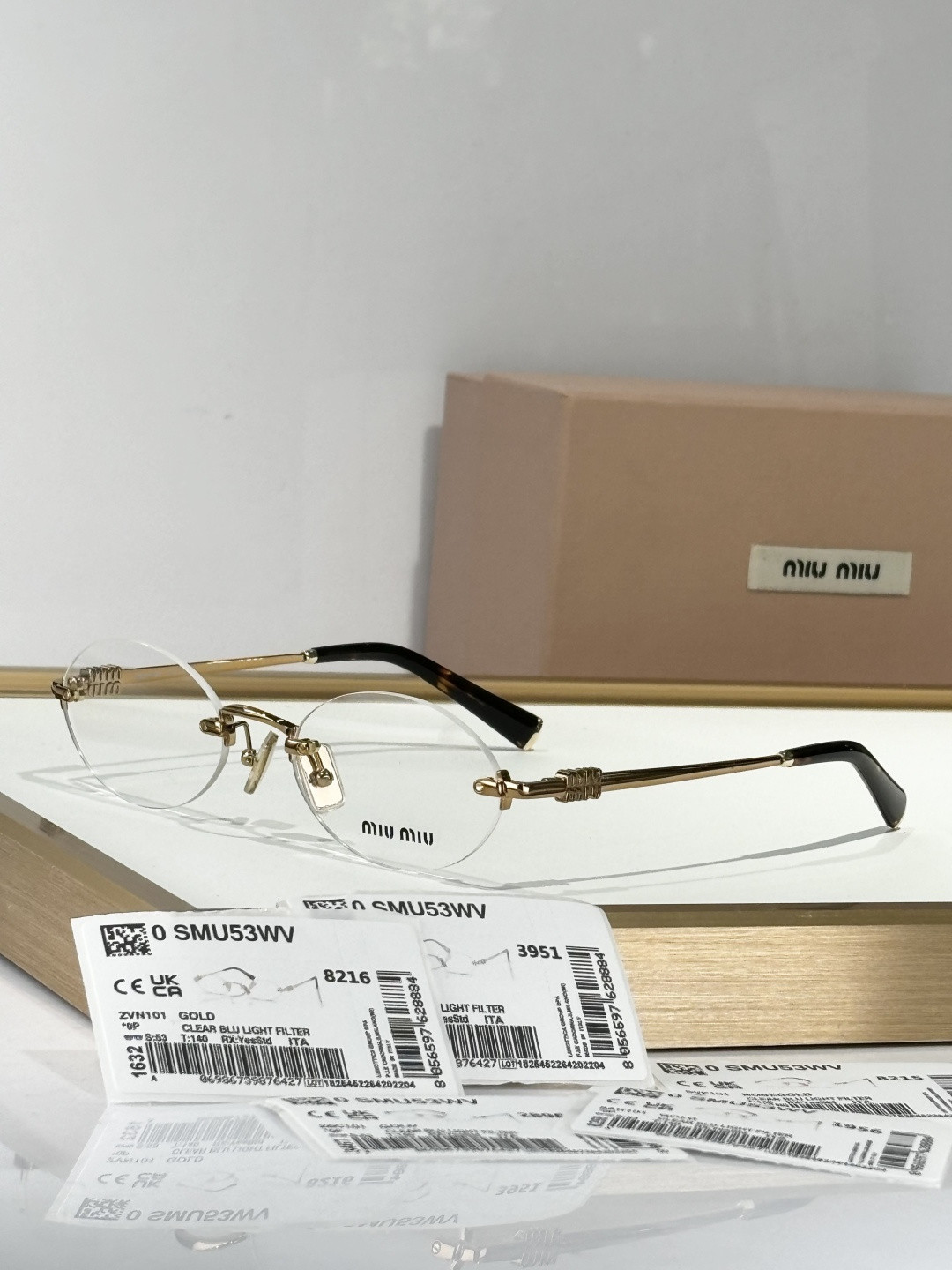 Miu Miu Glasses SMU53WV 53-20-140 - Image 7