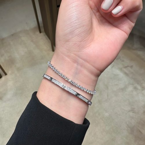 Cartier LOVE bracelet, small model, paved photo review