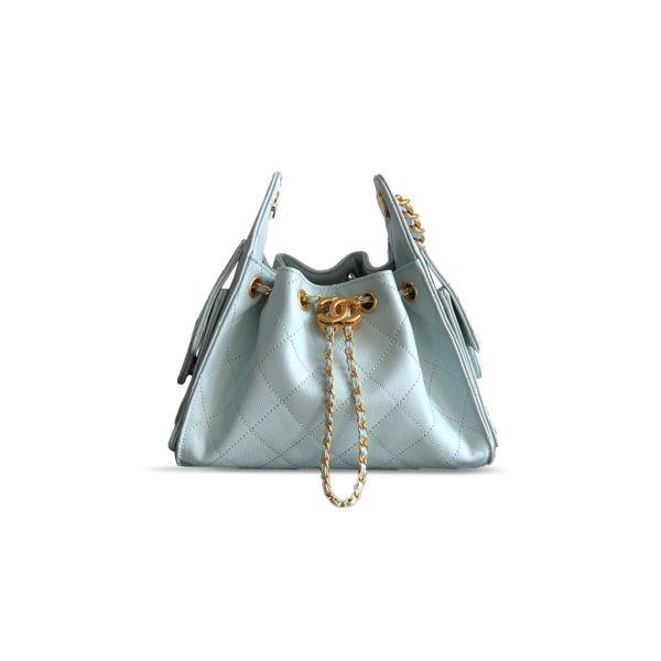 CHANEL 25 MINI HOBO BAG GRAINED CALFSKIN AS5631 B1 (22x20x12.5cm)