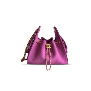 CHANEL 25 MINI HOBO BAG SUEDE AS5631 05 (22*20*12.5cm)
