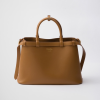 Prada Buckle 1BA417 Medium Leather Drawstring Bag 2