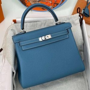 Herm¨¨s Kelly Sellier 28 Colvert Togo Leather Palladium Hardware