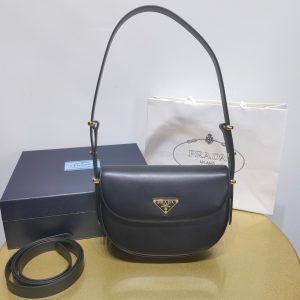 Alternative view of Prada 1BD365 Arqu¨¦ leather shoulder bag with flap 1