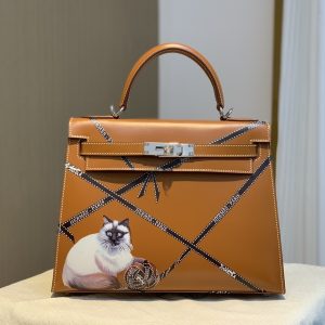 Herm¨¨s Kelly Sellier 28 Gold Box Leather Gold Hardware