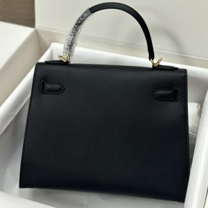 Alternative view of Herm¨¨s Kelly Sellier 20 Noir Epsom Leather Gold Hardware