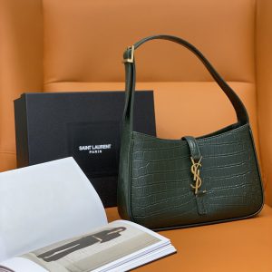 Alternative view of YSL LE 5 ¨¤ 7 IN CROCODILE-EMBOSSED SHINY LEATHER  23 X 16 X 6.5 CM