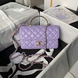 Alternative view of Chanel 24A Mini Classic Handbag （12* 20 *6 cm） #3