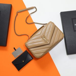 Alternative view of YSL LOULOU medium in MATELASS¨¦ lambskin 29x17x8cm #2